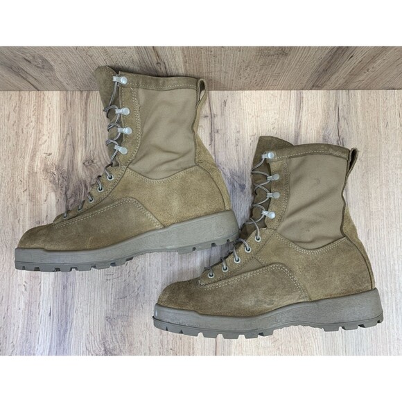 McRae Footwear Tan Combat Military Crewman Boots Gore tex 11W 8430-01-632-6272 - Picture 10 of 16